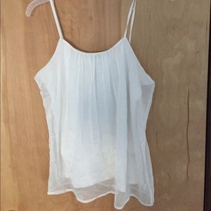 white fancy tank top